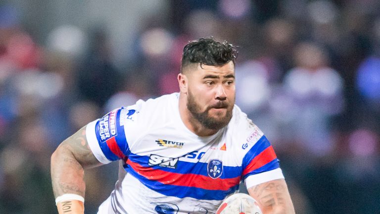 David Fifita scored Wakefield's third try of the game