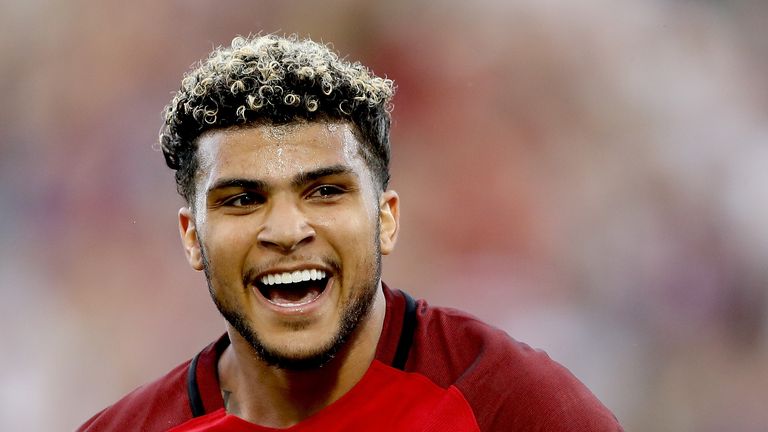 COMMERCE CITY, CO - JUNE 08:  DeAndre Yedlin #2 of the U.S. National Team celebrates setting up the first goal in the second half against Trinidad & Tabago