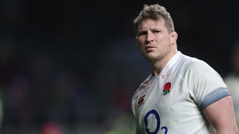 Dylan Hartley of England 