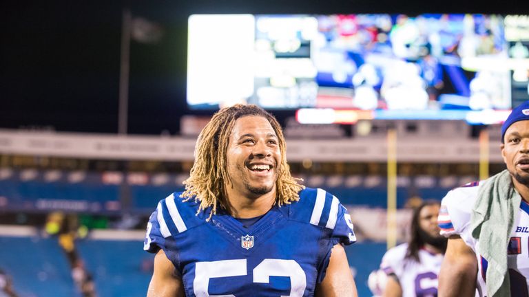 Edwin Jackson of the Indianapolis Colts