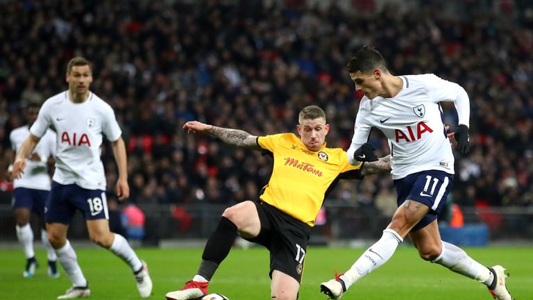 Lamela slots home his first goal for Tottenham this season
