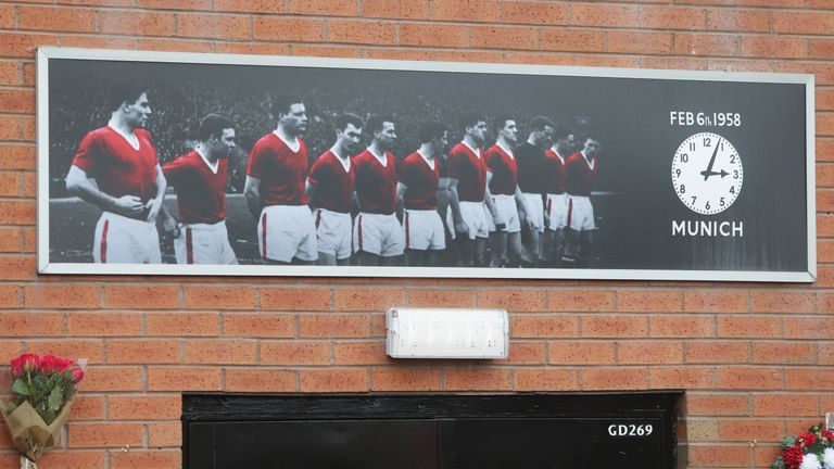 during the Premier League match between Manchester United and Huddersfield Town at Old Trafford on February 3, 2018 in Manchester, England.