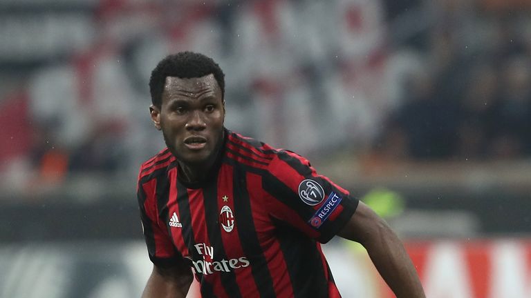 Franck Kessie in action for AC Milan