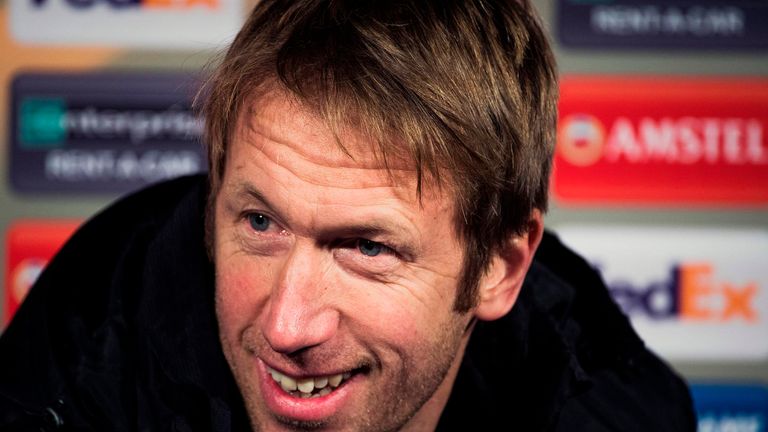 Graham Potter says he is not considering a job in the UK