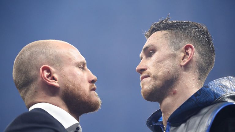 George Groves was in Germany to watch Smith come through his semi-final