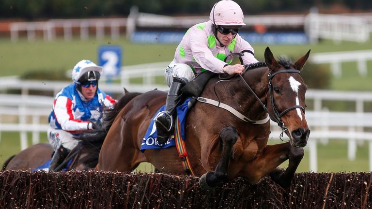 David Mullins and Min clear the last in the Coral Dublin Chase