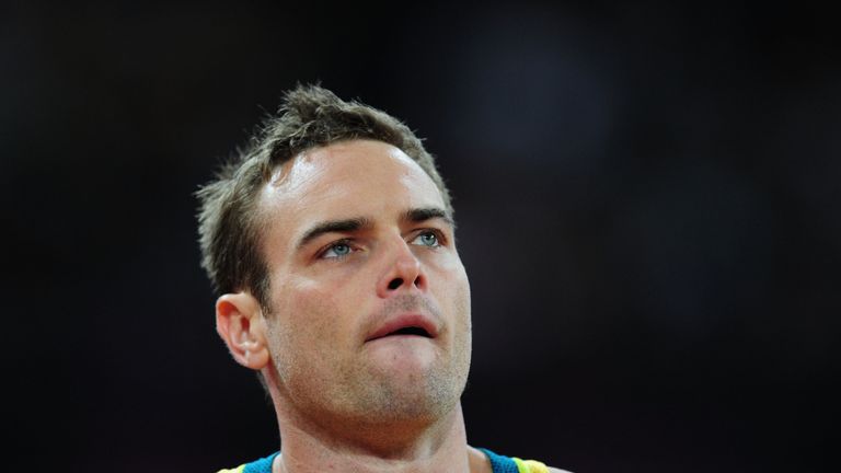 LONDON, ENGLAND - AUGUST 08:  Jarrod Bannister of Australia competes in the Men's Javelin Throw Qualifications on Day 12 of the London 2012 Olympic Games a
