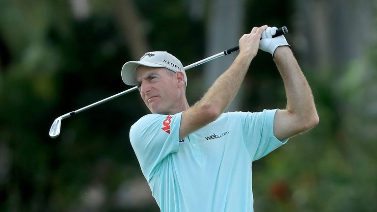 PALM BEACH GARDENS, FL - FEBRUARY 20:  Jim Furyk plays a shot during a practice round prior to The Honda Classic at PGA National Resort and Spa on February