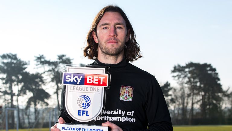John-Joe O'Toole of Northampton Town wins the Sky Bet League One Player of the Month award