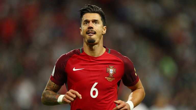 Jose Fonte in action for Portugal 