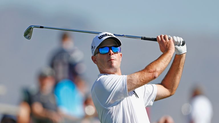 SCOTTSDALE, AZ - FEBRUARY 03:  Kevin Streelman watches his tee shot on the 12th hole during the third round of the Waste Management Phoenix Open at TPC Sco