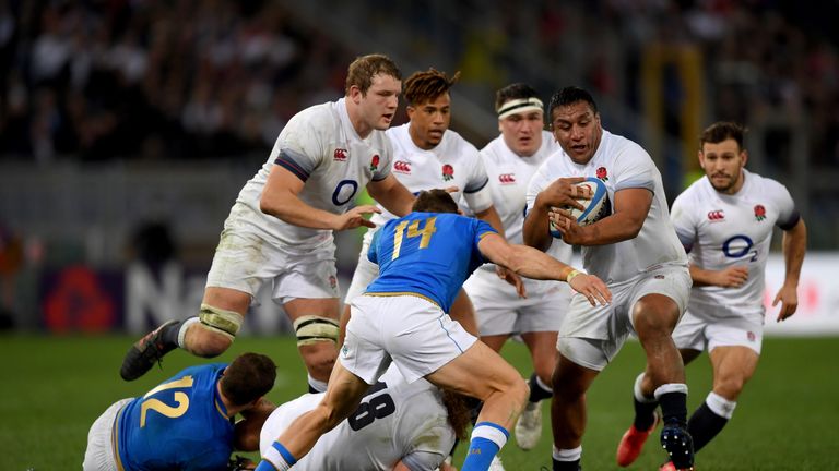 Mako Vunipola was totemic in the England scrum