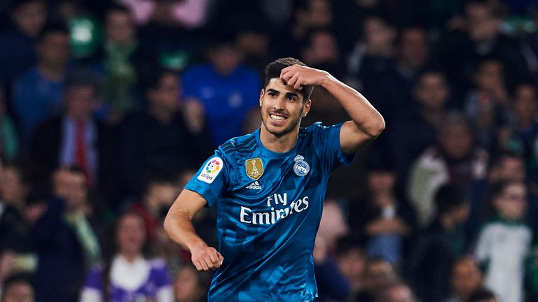 Marco Asensio headed Real Madrid in front