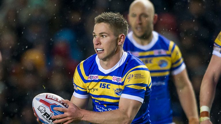 Matt Parcell in action for Leeds Rhions at Elland Road in the Betfred Super League