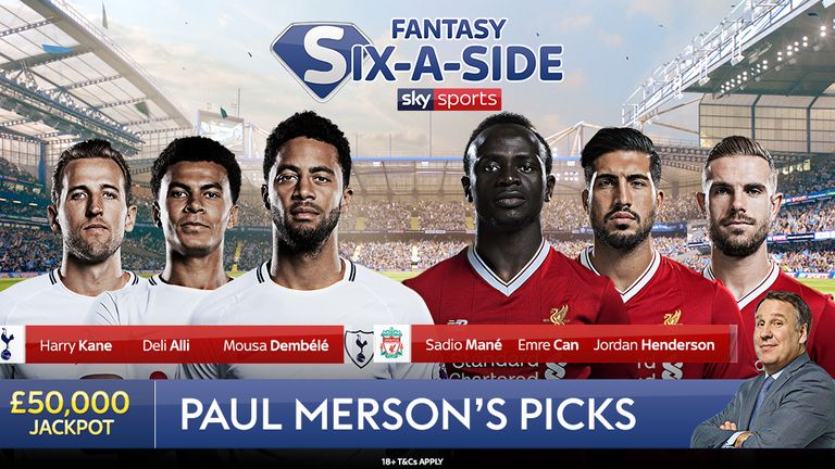 Paul Merson's Fantasy Six-a-Side team