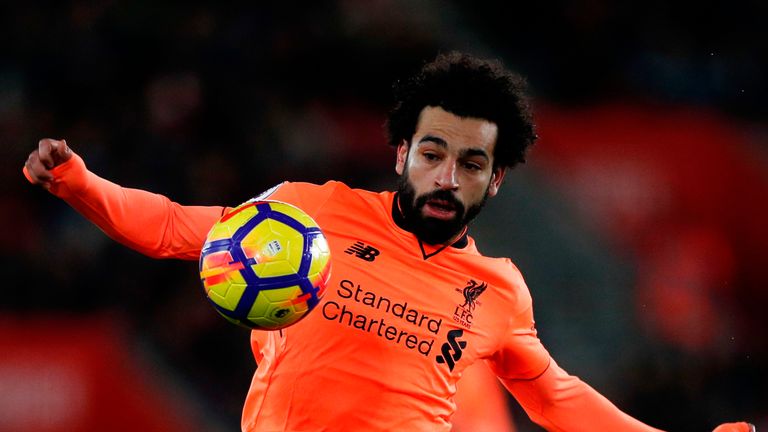Mohamed Salah was on target for Liverpool against Southampton