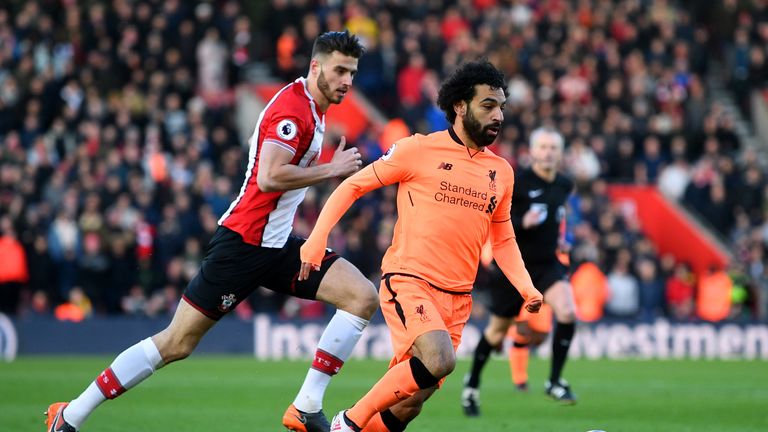 Mo Salah was in fine form for Liverpool at St Mary's on Sunday