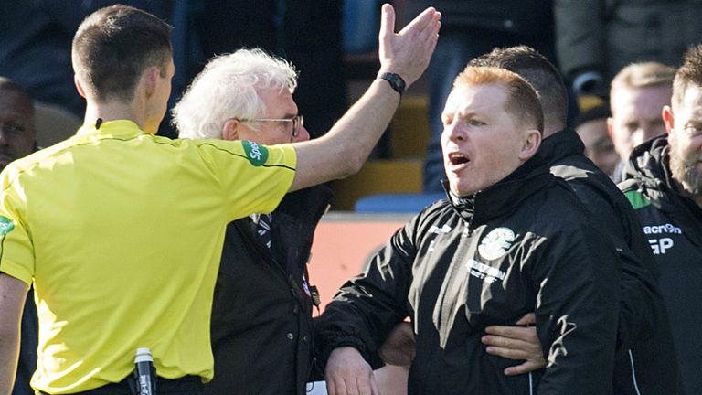 Neil Lennon vents his frustrations in the 2-2 draw with Kilmarnock