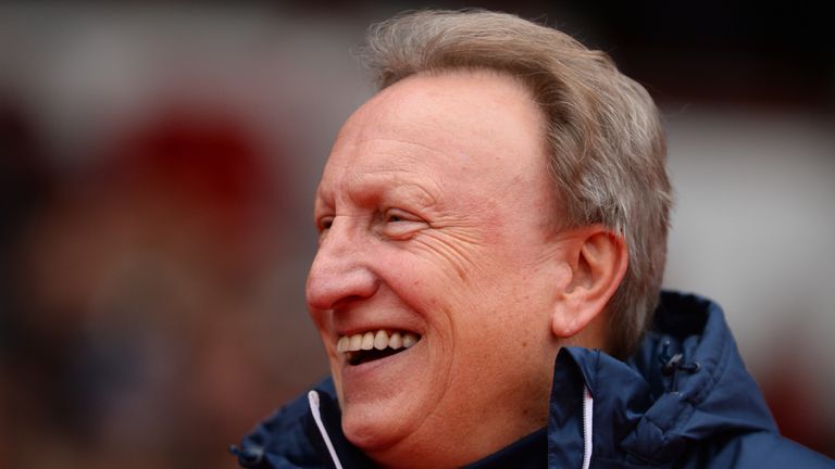 NOTTINGHAM, ENGLAND - NOVEMBER 26: Neil Warnock manager of Cardiff City looks on during the Sky Bet Championship match between Nottingham Forest and Cardif