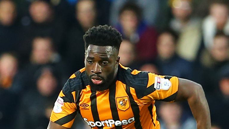 HULL, ENGLAND - JANUARY 27: Nouha Dicko during the Emirates FA Cup Fourth Round match between Hull City and Nottingham Forest at KCOM Stadium on January 27