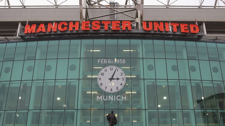 during the Premier League match between Manchester United and Huddersfield Town at Old Trafford on February 3, 2018 in Manchester, England.