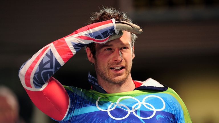 Team GB's Adam Pengilly pictured during the 2010 Winter Olympics