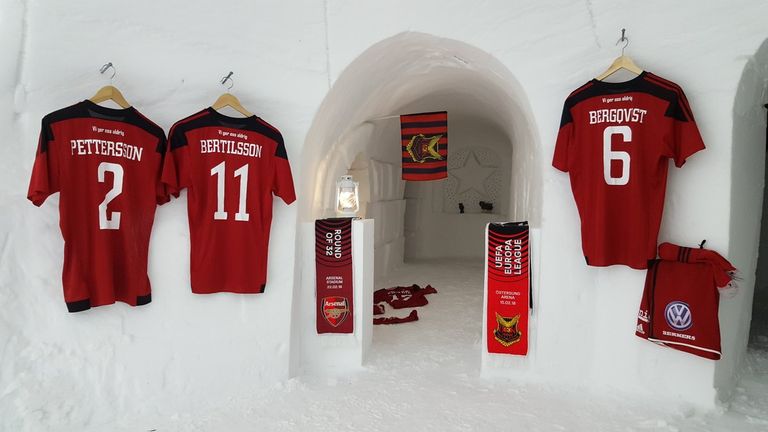 Ostersunds FK have welcomed Arsenal ahead of their Europa League match with humor