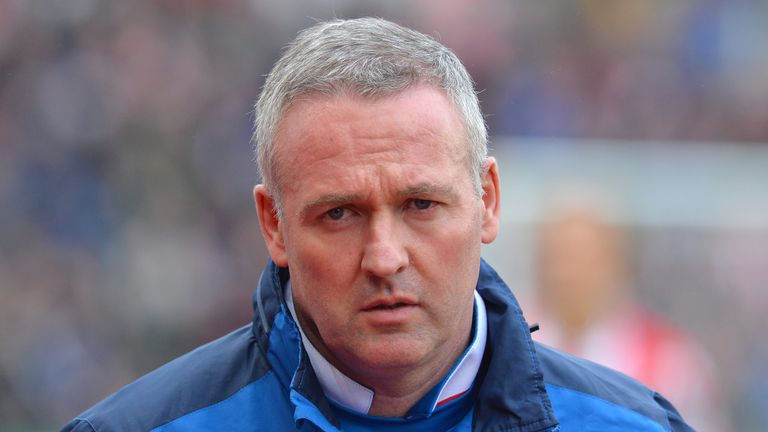 Paul Lambert prior to the Premier League match between Stoke City and Brighton