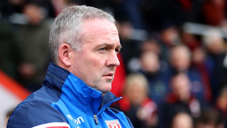 BOURNEMOUTH, ENGLAND - FEBRUARY 03:  Paul Lambert, Manager of Stoke City looks on ahead of the Premier League match between AFC Bournemouth and Stoke City 