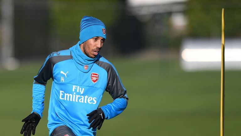 of Arsenal during a training session at Colney on February 1, 2018 in St Albans, England. (Photo by Stuart MacFarlane/Arsenal FC via Getty Images)