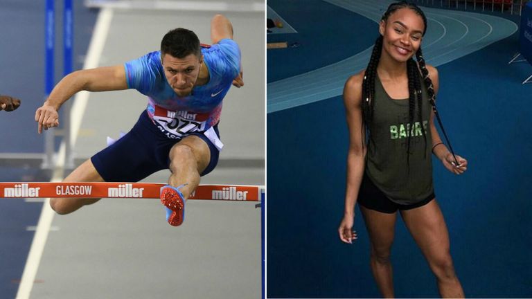 Andrew Pozzi and Imani Lansiquot were in action in Scotland at the weekend