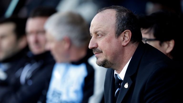 Rafael Benitez ahead of the Premier League match between Bournemouth and Newcastle United