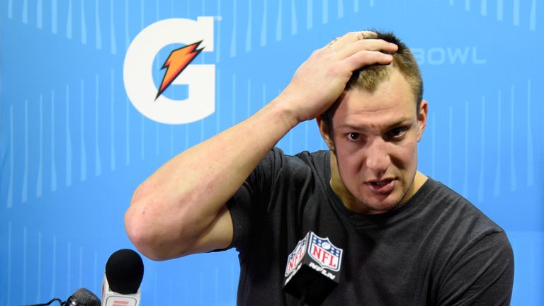Rob Gronkowski admitted he is considering his future after the Super Bowl defeat to the Eagles