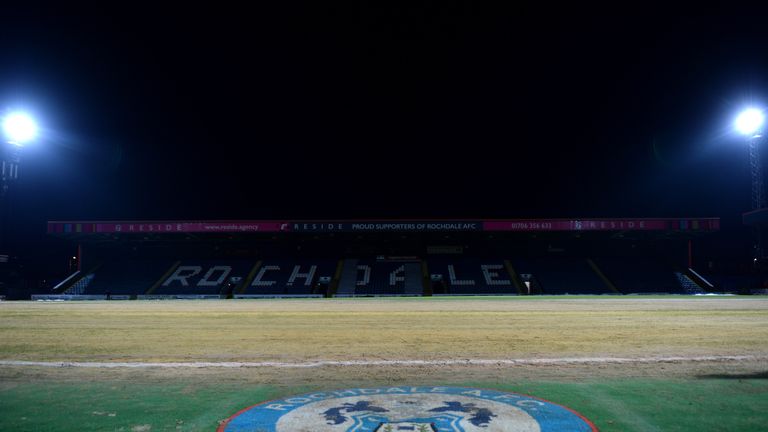 Rochdale hosted a Cup replay this week but concerns have been raised about the pitch