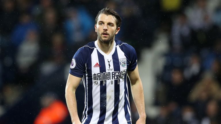 WEST BROMWICH, ENGLAND - FEBRUARY 03: Jay Rodriguez of West Bromwich Albion during the Premier League match between West Bromwich Albion and Southampton at