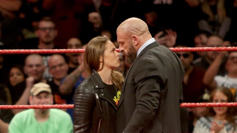 Ronda Rousey is being presented very strongly in WWE