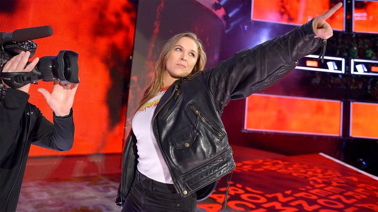 Ronda Rousey crashes Royal Rumble 2018