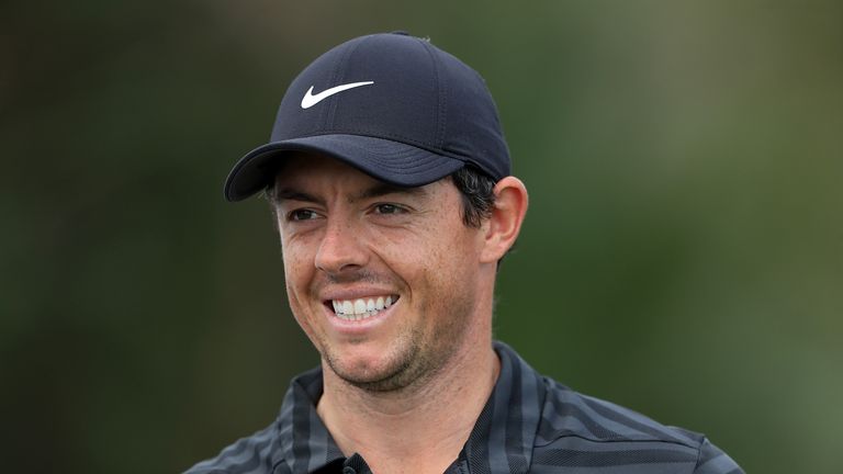 PALM BEACH GARDENS, FL - FEBRUARY 21:  Rory McIlroy of Northern Ireland smiles during the pro-am round prior to the Honda Classic at PGA National Resort an