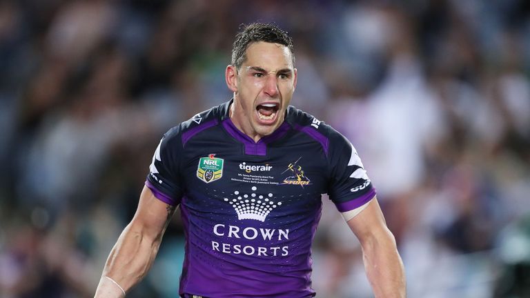 Storm full-back Billy Slater