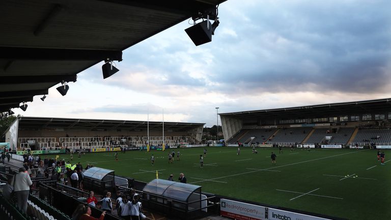 Kingston Park, home of Newcastle Falcons