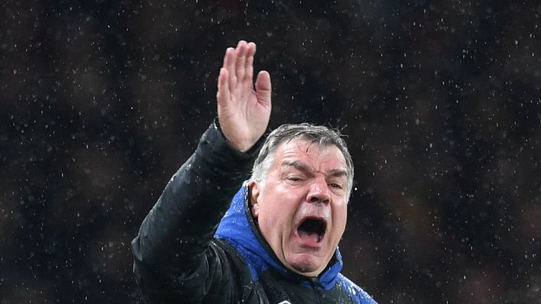 Sam Allardyce was furious with his side's display at Arsenal
