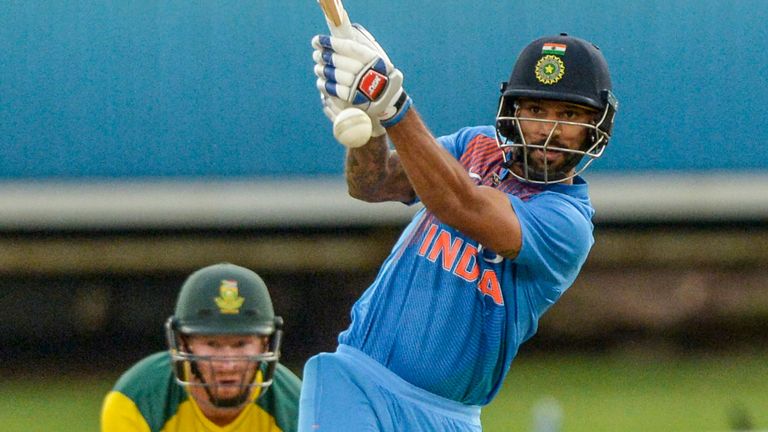 Shikhar Dhawan goes on the offensive against South Africa