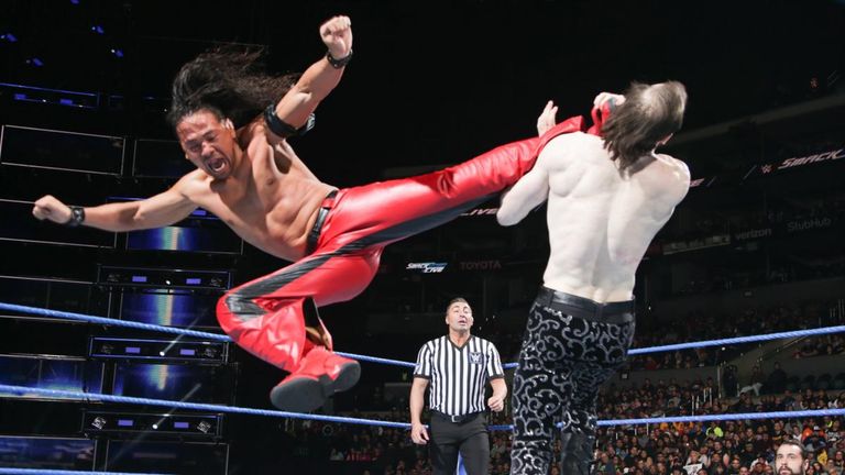 Shinsuke Nakamura looked great in his match against Aiden English
