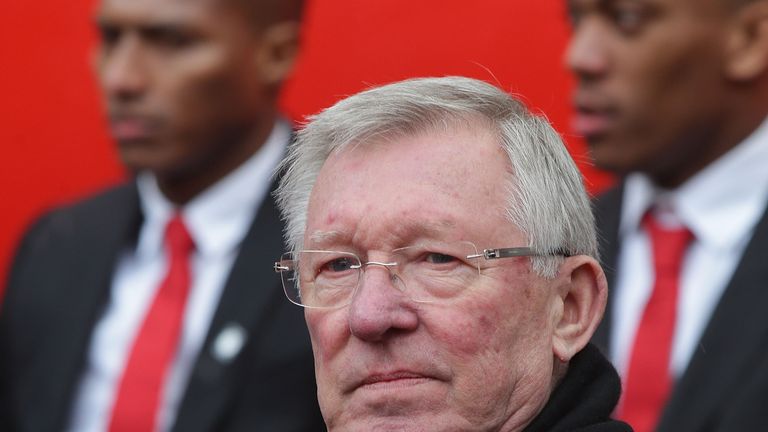 Sir Alex Ferguson was in attendance at a ceremony at Old Trafford on Tuesday