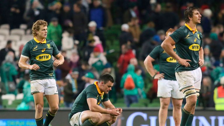South Africa lost another match in Dublin last November