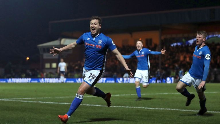 Steve Davies scored in stoppage time to secure a replay at Wembley for Rochdale
