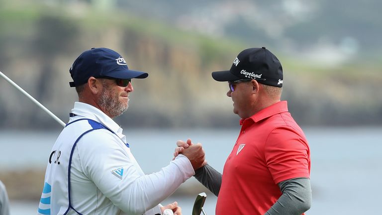 Potter claimed a three-shot win at the AT&T Pebble Beach Pro-Am 