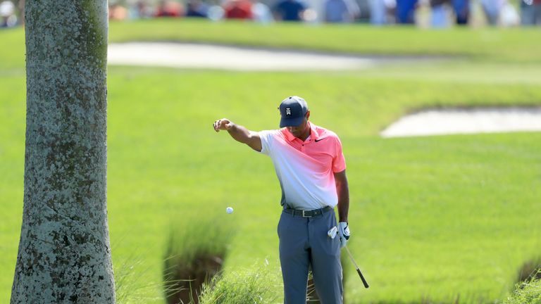 during the second round of the 2018 Honda Classic on The Champions Course at PGA National Resort on February 23, 2018 in Palm Beach Gardens, Florida.