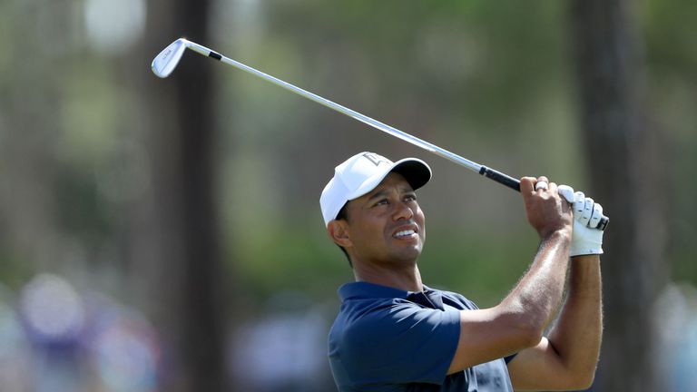 Tiger Woods during the third round of the 2018 Honda Classic on The Champions Course at PGA National 