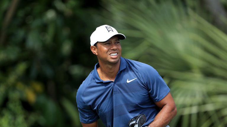 Tiger Woods during the third round of the 2018 Honda Classic on The Champions Course at PGA National Resort